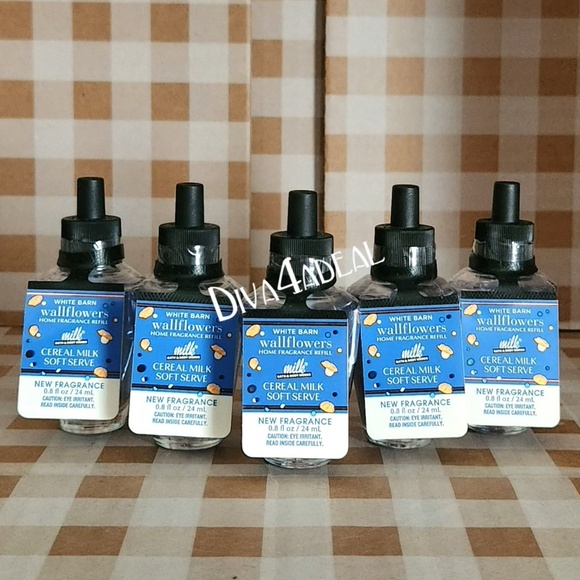 Bath Other - 5X Bath & Body Works X Milkbar CRERAL SOFT SERVE Wallflower Refill Bundle